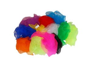 Jongleringsduk/st, 60 x 60 cm