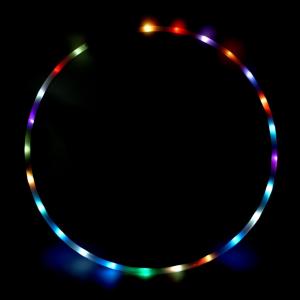 LED Hula Hoop - hopfällbar, Echo Play - 24 LED  - 90 cm