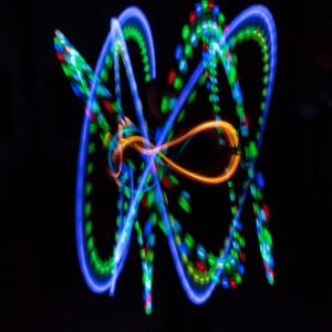 LED Poi Ultrapoi Helix Poi Set - Superbright LED Stick Poi - Helix Handles (with Ultralight V2)
