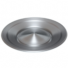 Snurrande tallrik aluminium med pinne - Jac Products