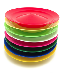 Snurrande tallrik med pinne - MB