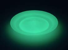 Snurrande tallrik med pinne - MB Självlysande