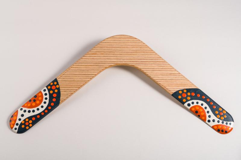 Wallaby - Bumerang Vintage med intarsia