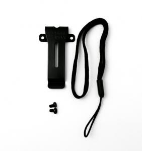 Bältesclip och säkerhetslina till IC-990, IC-995 och IC-997