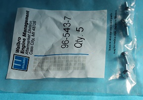 M10V4 WALBRO SCREW KIT