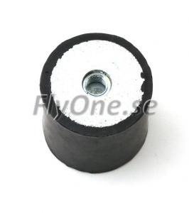 M12 RUBBER SUSPENSION LOWER 30x30mm