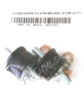 M151C ANTIVIBRATION MOUNT 30 X 20 MM HARD (RIGHT) 14/14 MM (SET OF 2)
