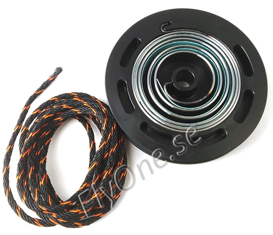 MP052 PLASTIC PULLEY WITH ASSEMBLED EASY START SPRING AND ROPE
