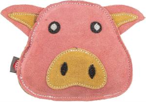 Gris, läderleksak, 19 cm