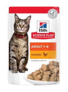 Hills Science Plan Feline Adult Chicken Beef & Ocean Fish 12x85g portionspåsar