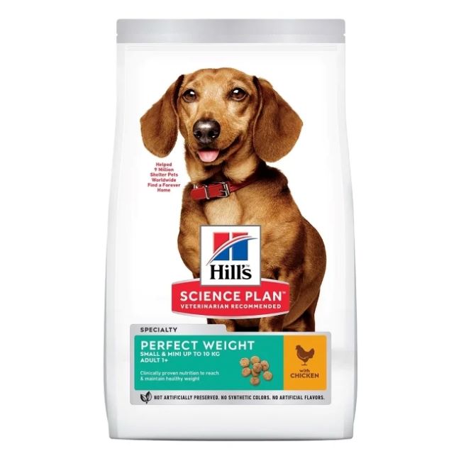 Hills Science Plan Canine Adult Perfect Weight Small & Mini Chicken