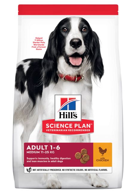 Hills Science Plan Canine Adult Medium Chicken