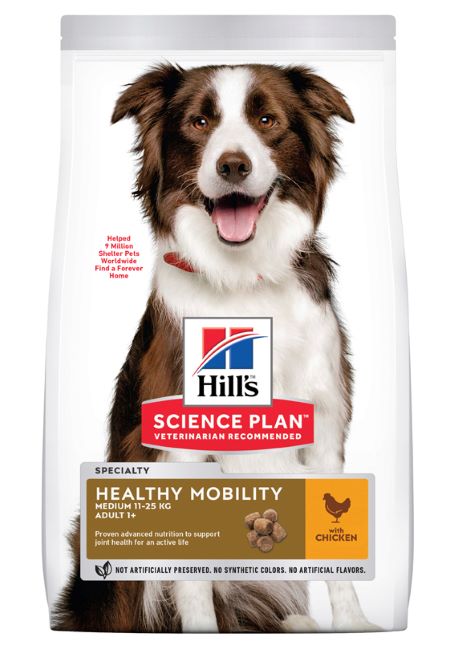 Hills Science Plan Canine Adult Healthy Mobility Medium Chicken
