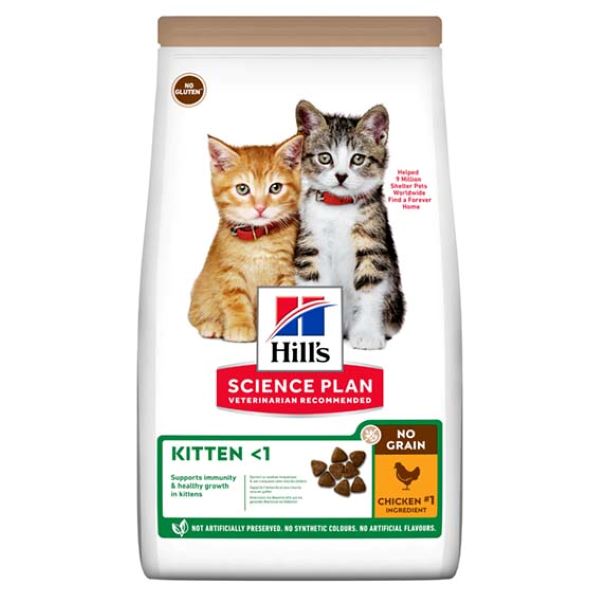 Hills Science Plan Kitten No Grain Chicken & Potato 1,5kg