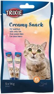 Creamy Snacks Vitfisk till Katt 5x14 g