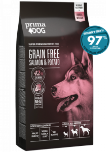 PrimaDog Adult All Breed Grain Free Lax & Potatis