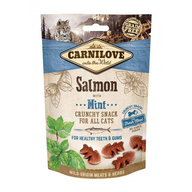 Carnilove CAT Crunchy Snack Salmon & Mint 50g