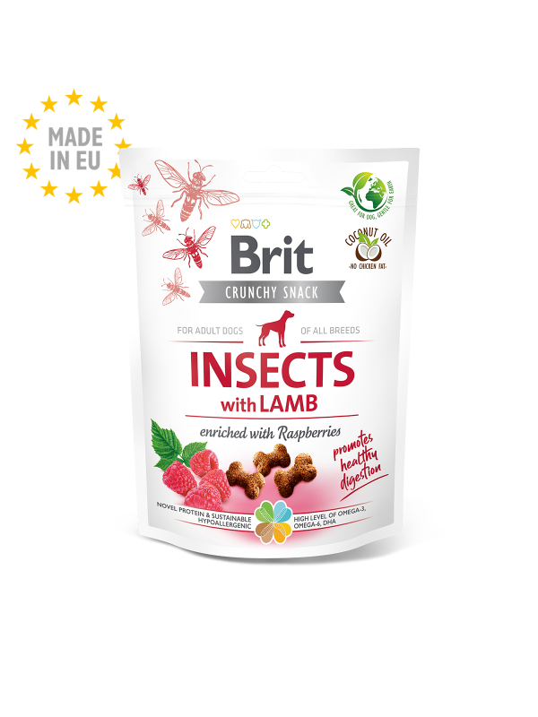 Brit Care Dog Crunchy Cracker Insects with Lamb 200g