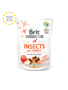 Brit Care Dog Crunchy Cracker Insects with Turkey 200g