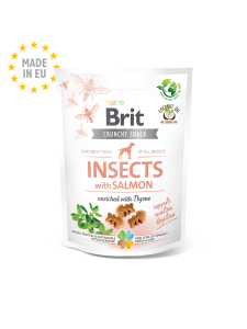 Brit Care Dog Crunchy Cracker Insects with Salmon 200g