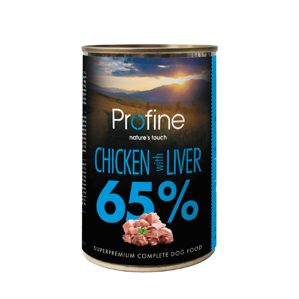 Profine Cans 65% Chicken&Chicken Liver 400g