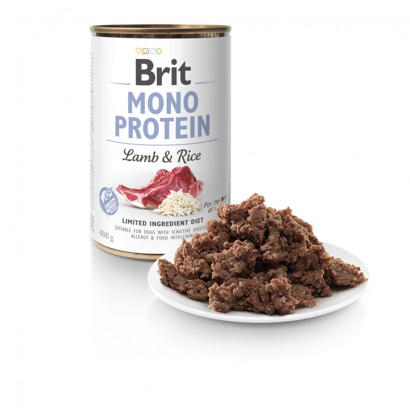 Brit Mono Protein Lamb & Rice 400g 6-Pack
