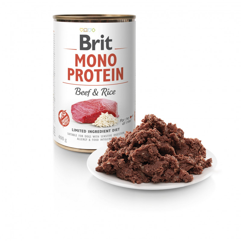 Brit Mono Protein Beef & Rice 400g