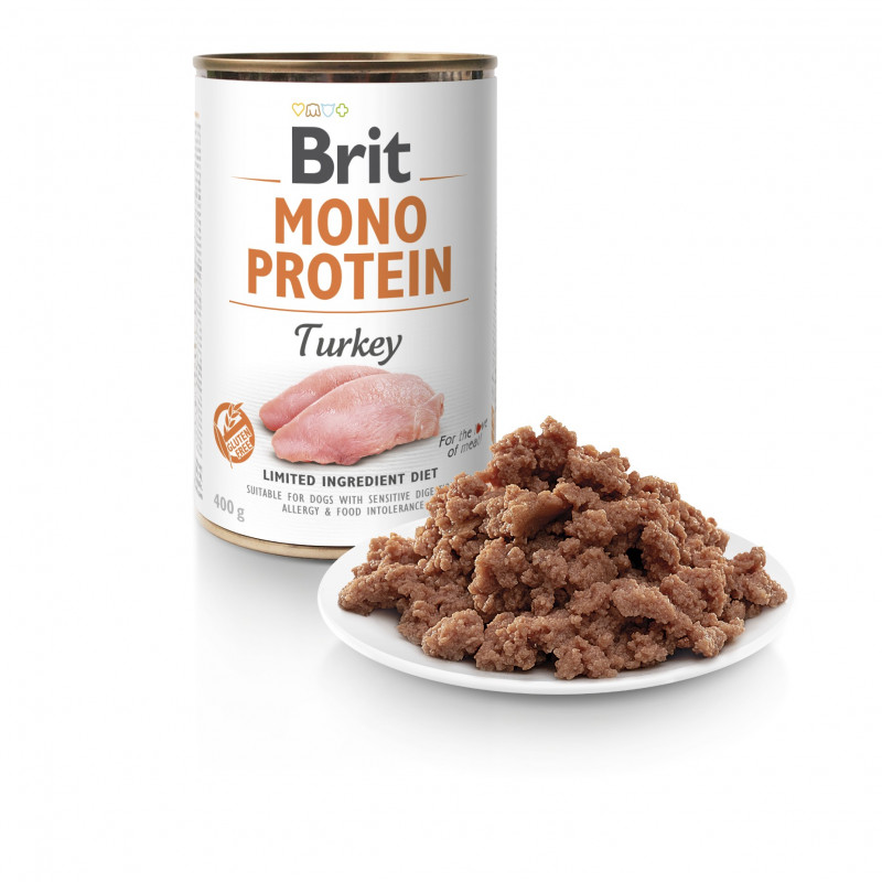 Brit Mono Protein Turkey 400g 6-pack