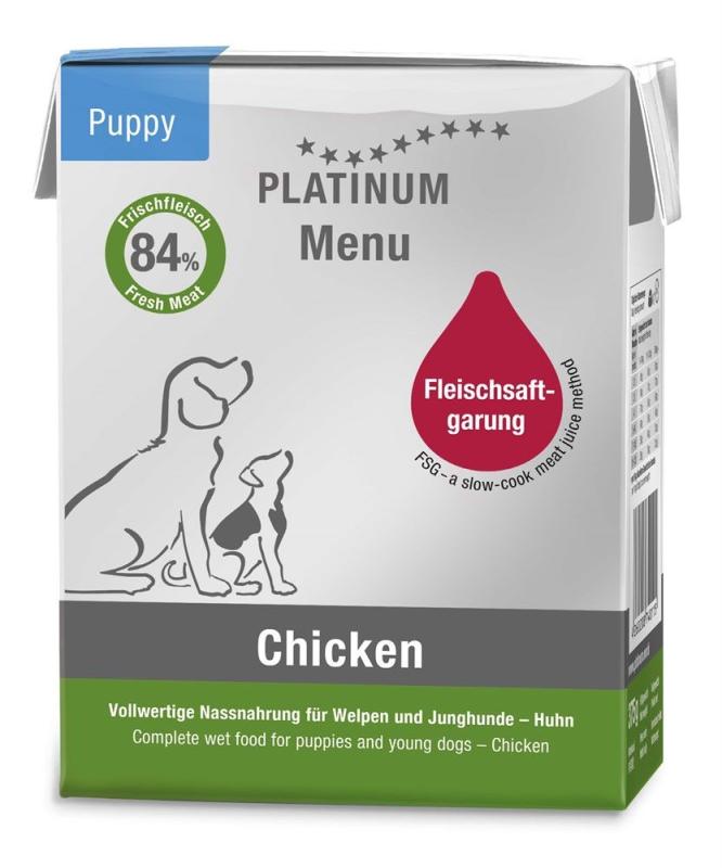 Platinum MENU Puppy Chicken 375g