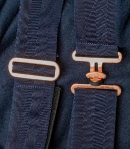 Waldhausen Fleecetäcke Modern Marinblå/rosguld