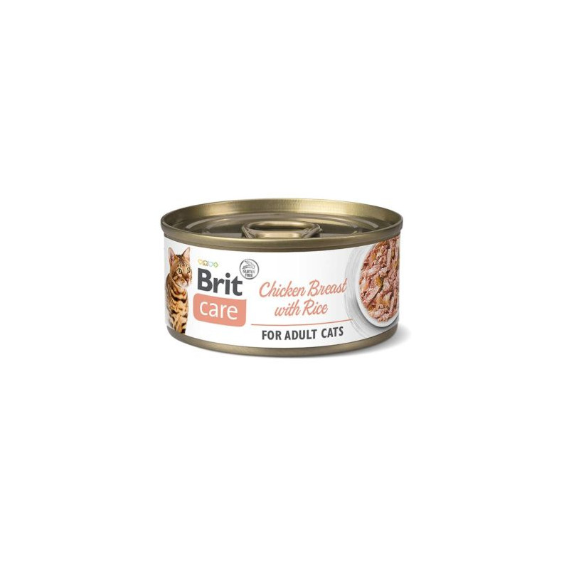 Brit Care Cat Cans Chicken Breast with Rice 70g