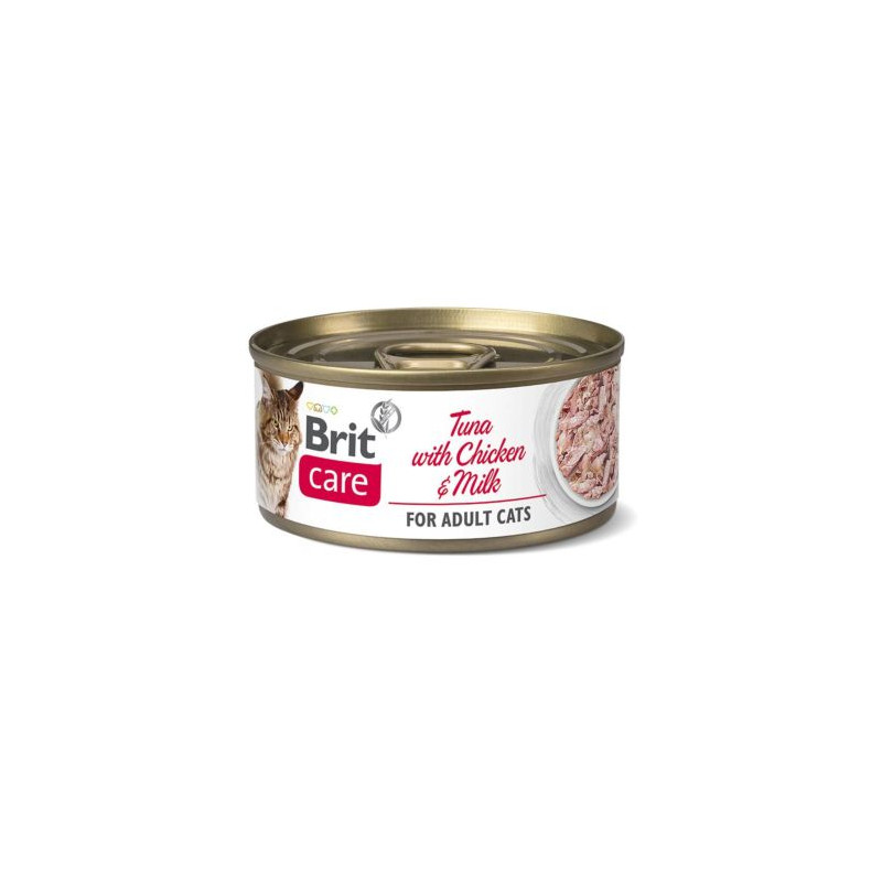 Brit Care Cat Cans Tuna with Chicken&Milk 70g