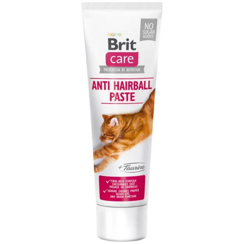Brit Care Cat Paste Anti Hairball with Taurine 100g