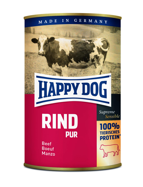 Happy Dog Våtfoder 100% Nöt 12-Pack