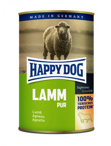 HappyDog Våtfoder 100% Lamm Neuseeland 400g