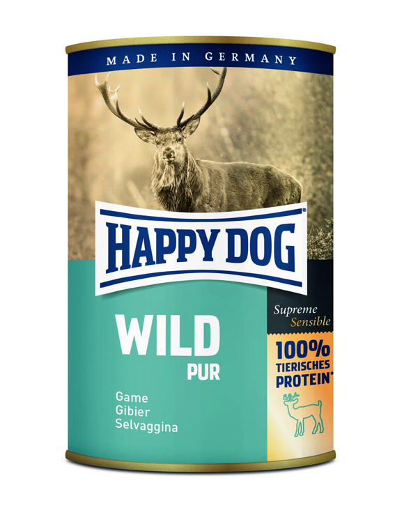 Happy Dog Våtfoder 100% Vilt 12-Pack