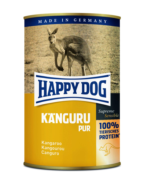 HappyDog Våtfoder 100% Känguru Australia 400g