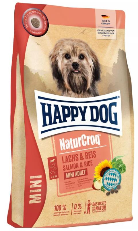 Happy Dog NaturCroq Mini Lax & Ris 4 kg