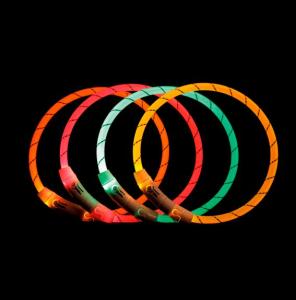 Flash light ring USB, Limegrön