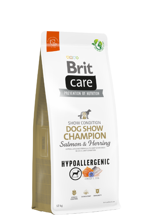 Brit Care Dog Hypoallergenic Dog Show Champion 12kg 2-pack