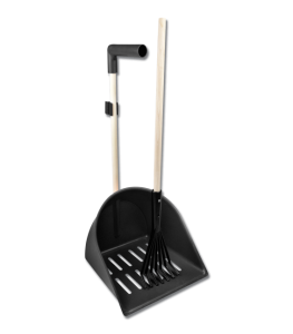 Waldhausen Gödselplockare XL med räfsa Svart