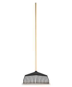 Lövräfsa inkl skaft Svart