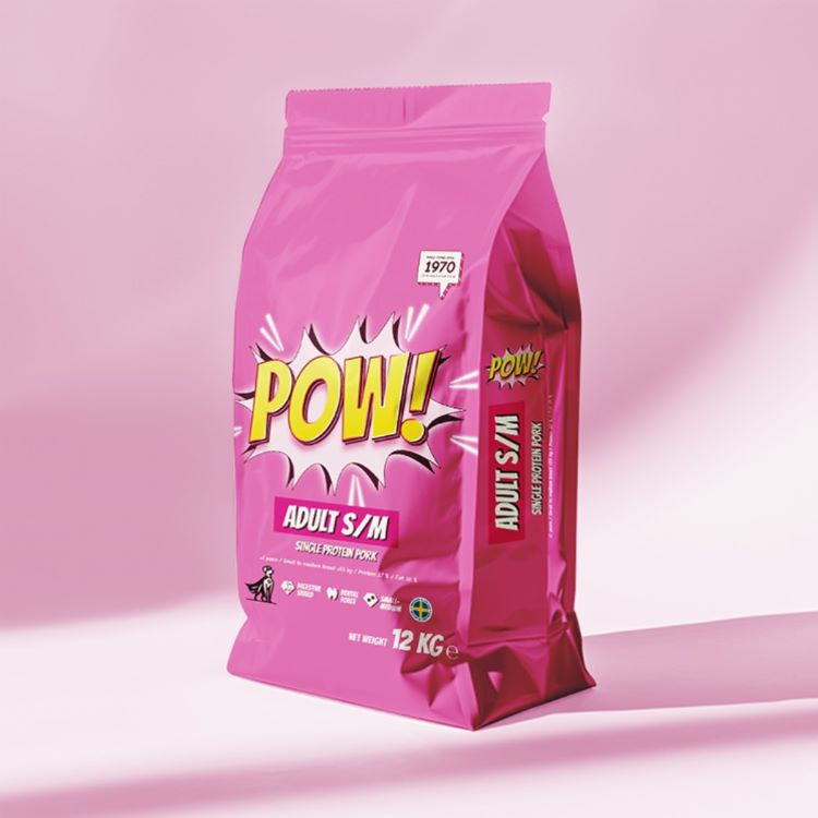 POW! Dog Adult S/M Pork