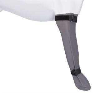 Skyddssock, silikon grå S: 6cm/30cm