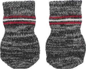 Hundsocka 2-pack non-slip Grå