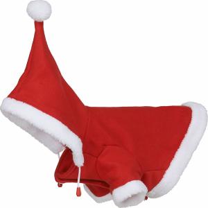 HG Jul Hundtäcke med tomteluva Röd/vit
