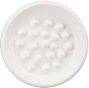 Slow Feed skål, keramik, 0.25 l/ø 18cm, vit