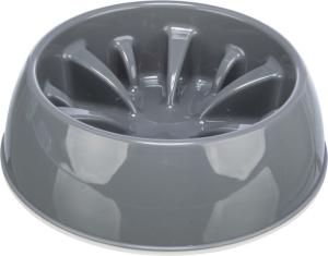 Slow Feed skål, plast/TPR, 0.3 l/ø 16 cm