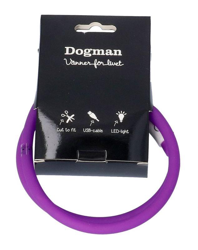 Dogman LED-ring Silicon Lila