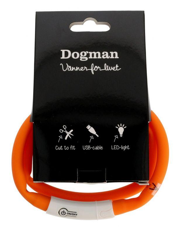 Dogman LED-ring Silicon Orange